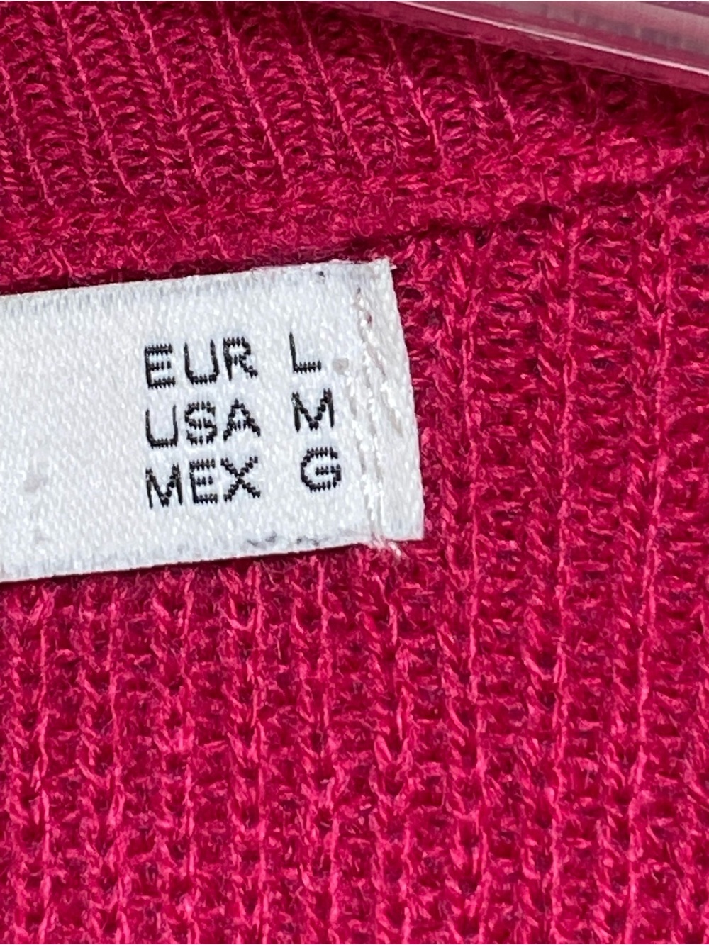 Mango Women's Crewneck Sweater - Raspberry - Picture 7 of 9